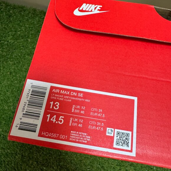 Nike Air Max DN SE Shoes Smoke Grey White Red HQ4567-001 Men\'s Size 13 NEW main image 8